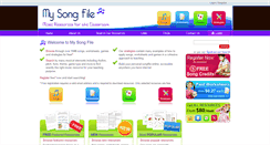 Desktop Screenshot of mysongfile.com